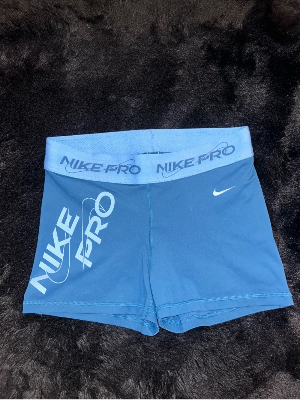 Blue Nike Pro 3" inch shorts Sz M